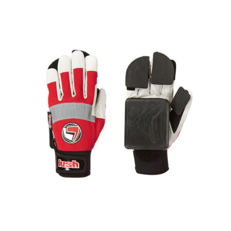Lush Longboard Freeride Gloves Red