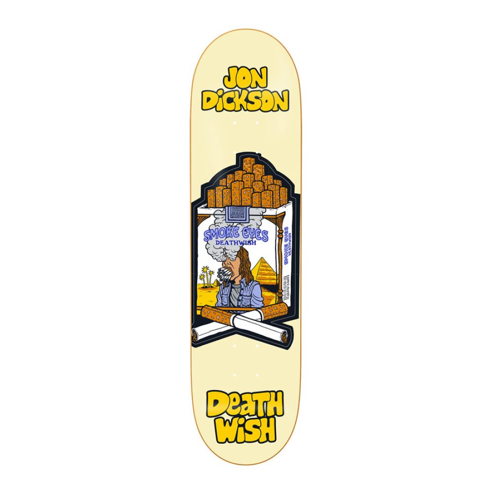 Deathwish Jon Dickson Crazy Consumers 8.0 Skateboard Deck